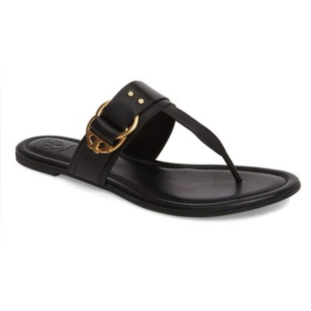 EUC Tory Burch Marsden Flat Sandal, 7.5, $225 - Picture 1 of 7